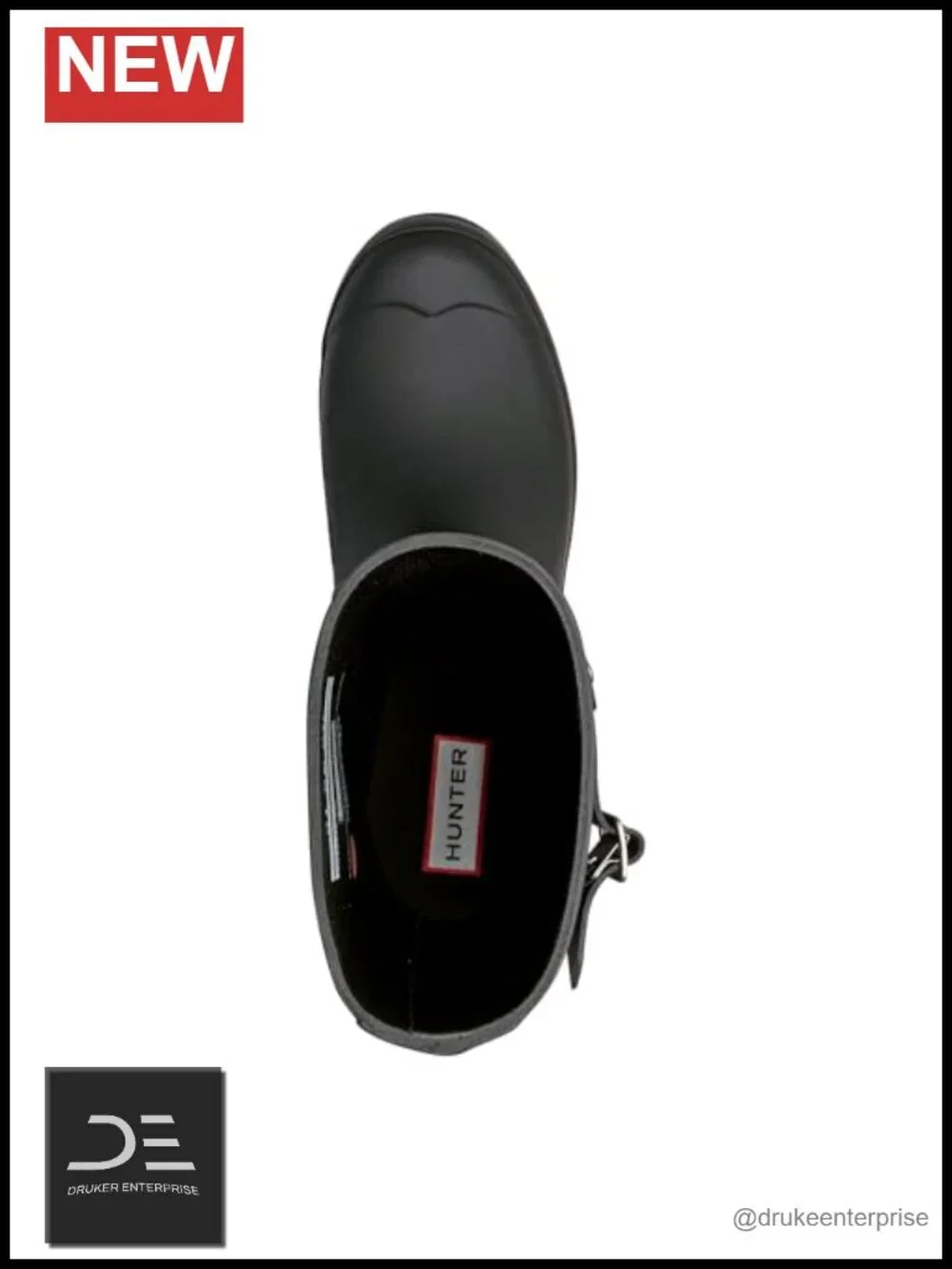 Women's Waterproof Rain Boots Short Calf High Pull-On